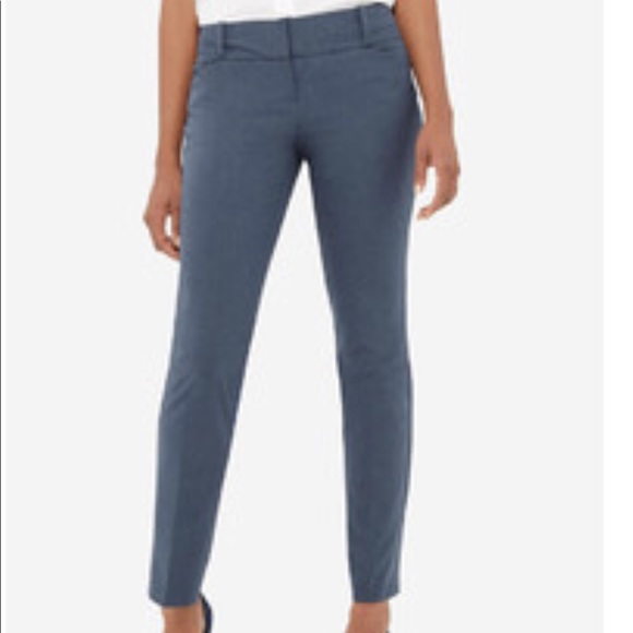 The Limited Indigo Collection Suit Ankle Pants 0 - Picture 1 of 1